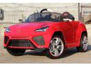 Masina electrica Lamborghini Urus 2x25W 12V cu SCAUN Tapitat, Mp3 #RED